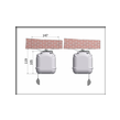 ELEGANCE: ceiling  fixing system of both frontal and back drop