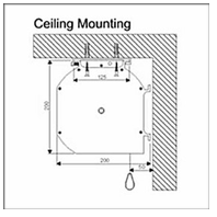 MEGA ceiling fixing system