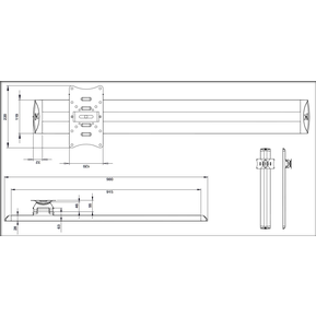 dimensioni TV-S02TV-02 dimensions
